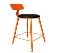 DWZXL Taburetes Bar Bar Tambor de Aceite Mesa Suelta Tarjeta Asiento Mesa y Silla Creativa área for Sentarse al Aire Libre Mesa Alta y Silla de Hierro Taburete Aalto(Black,A)