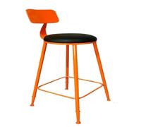 DWZXL Taburetes Bar Bar Tambor de Aceite Mesa Suelta Tarjeta Asiento Mesa y Silla Creativa área for Sentarse al Aire Libre Mesa Alta y Silla de Hierro Taburete Aalto(Black,B)
