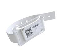 DX-CP27 Renesas DA14531 BLE 5.1 Desechable para llevar en la muñeca Ibeacon Seguimiento de afirmación interior Eddystone Baliza de ubicación Bluetooth (DX-CP27 Juego de pulseras)