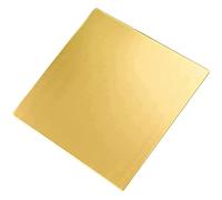 Dxcaicc Placa de Chapa Fina de Metal de latón, Cortes de Chapa de latón de 0,8mm 1mm para artesanía metalúrgica DIY,300x300x1mm