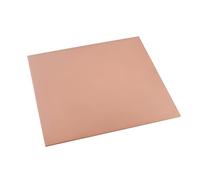 Dxcaicc Placa de Cobre T2 Hoja de Cobre Rojo Puro Panel Plano 150x150mm Tablero de Transferencia Térmica Electrónica para Enfriamiento Más Rápido