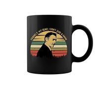Dxcvbrds Frankly My Dear I Don't Give A Damn - Taza de café de cerámica vintage (325 ml, negro)