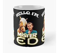 Dxcvbrds Mister Ed Mistered Mr Mred - Taza de café de cerámica novedosa de 325 ml