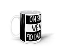 Dxcvbrds New On Sundays We Watch 90 Day Fiance - 90 Day Fiancã Fans 90 Day Fiance Tazas de café de cerámica de 15 onzas 6216877076560