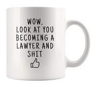 Dxcvbrds New Wow Look At You Becoming A Lawyer and Taza de café