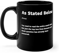 Dxcvbrds Nueva taza de café de cerámica, nueva taza de trabajo, cita de trabajo, como se indica a continuación, taza de cerámica novedosa, taza de café de 325 ml