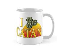 Dxcvbrds Nuevas tazas de café I Cups Rock Ceramic Catan Tea Settlers Cumpleaños de viaje Juego Catan Mineral 325 ml o taza de café Regalos para amigos, familiares, compañeros de trabajo, Navidad