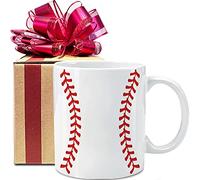 Dxcvbrds Taza de béisbol novedosa para mujeres y hombres, regalos de entrenadores de béisbol, regalo para fanáticos de los deportes de béisbol, regalo de cumpleaños para amantes del béisbol, regalo