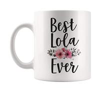 Dxcvbrds Taza de café Lola, abuela filipina Lola, mejor taza Lola, mejor taza Lola Ever, cultura pop de televisión realidad, taza de café novedosa de 325 ml, color blanco