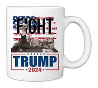 Dxcvbrds Taza de café Trump Fight, Trump Survived Shot at Coffee Mug, Trump Vance 24 Cup, You Missed Fist Pump PA Butler Pennsylvania Rally Failed Assassination Intento de disparo JD Vance Presente