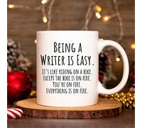 Dxcvbrds Taza de escritor, regalo para escritor, regalo de autor, taza de autor, estudiante de escritor, escritor personalizado, regalo divertido de escritor, regalo de graduación, taza de café de