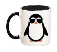 Dxcvbrds Taza de pingüino, taza para amantes de los pingüinos, taza de cumpleaños y Navidad, taza de café novedosa de 325 ml