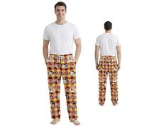 DXDOING Pantalones de Pijama Personalizados Hombre - Diseño I Love Mi Esposa Regalo San Valentín Divertido para Marido o Novio - Con Bolsillos y Cintura Elástica
