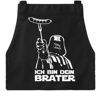 DXDXDXD Delantal con 2 bolsillos para el hogar, cocina, divertido, novedoso, para cocinar, barbacoa, delantales humorísticos, regalo de Starwars para hombres, delantal