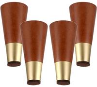 DXEAIN Furniture Legs,Table Leg,Set of 4,Solid Wood Tapered Replacement Feet,