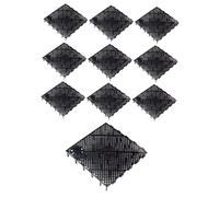 DXEHSEUY 10 placas de filtro de succión para fondo de pecera con conector negro, 14,5 x 14,5 x 2,5 cm