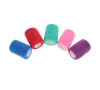 DXEHSEUY 5 vendajes cohesivos para mascotas, perros, gatos, cachorros, no tejidos, para heridas veterinarias, talla L