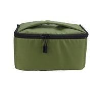 DXEHSEUY Bolsa de almacenamiento portátil resistente al agua para carrete de pesca, Green, M, como se muestra en la