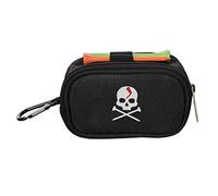DXEHSEUY Bolsa de cintura para pelotas de golf, bolsa deportiva, con cremallera, color negro