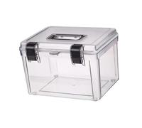DXEHSEUY Funda para cámara con asa a prueba de polvo para accesorios de cámara digital, transparente, 28 x 21,2 x 19 cm, Sin cerradura, 28 x 21,2 x 19 cm, 28x21.2x19cm, como se muestra en la