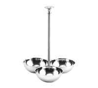 DXEHSEUY Juego de cuencos para servir aperitivos de 3 secciones para guarniciones, postres, frutas A, estilo A