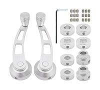 DXEHSEUY Manivela de ventana universal para accesorios de puerta de vagón, color plateado