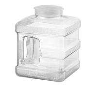 DXEHSEUY Portabotellas de agua de gran capacidad para camping, lavado de coche, emergencia, 7,5 L, transparente