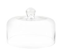 DXEHSEUY Soporte acrílico para tartas, cúpula para servir plato, fiesta de cumpleaños, transparente, L
