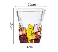DXEHSEUY Vasos de whisky para vodka, tequila, ron, licor para hotel, boda, cuadrado