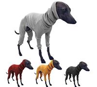 DXFWYTZQ Abrigo de invierno para perro, sudadera ajustada con capucha para perro, suéter para perro, ropa para perro, suéter de cuello alto de galgo, camiseta cálida para mascotas para galgo, zorra