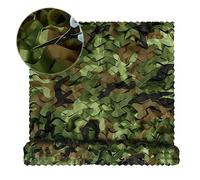 DXHYYM Red De Camuflaje Oxford 210D, Malla De Camuflaje, Militar Duradera con Rejilla para Decoración, Caza, Cubierta De Coche De Tiro, Acampar Y Dar Sombra (Size : 2x4m/6.5x13.1ft)