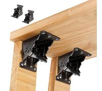 DXIA 2Pcs Marco de Soporte Plegable,Soporte Plegable de Acero,Bisagras Plegables,Bloqueo Automático de 90 Grados, Pies Telescópicos Para Piernas Plegables Banco de Trabajo Plegable Expansión