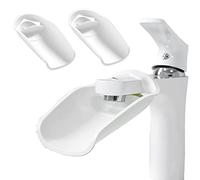 DXIA 3 Pcs Extensor de Grifo para Niños, Fregadero Extensor Grifo de Alargador Bebé, Accesorio de Extensión de Grifo, Extensor de Grifo para Bebés Lavarse Las Manos Cocina Baño, Lavarse Manos, Blanco