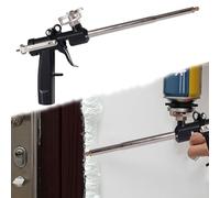 DXIA Pistola de Espuma de Pulverizacin, Pistola de Espuma Expansible, Pistola de Espuma de Poliuretano para Trabajo Pesado, Pistola de Calafateo con Pulverización Manual（Negro）