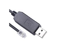 DXLBYJZKC 1 cable ETX-125 ETX-90 ETX-70 LXD-75 LX90 PL2303GT USB RS232 a RJ10 4P4C cable de control (10 pies, DB9 RJ9 sin CHIP)