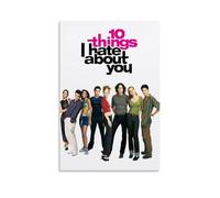 DXLFHG 10 Things I Hate About You - Póster moderno impermeable para decoración de pared, decoración única para el hogar, gran recuerdo para aniversarios y cumpleaños, estilo sin marco, 20 x 30 cm
