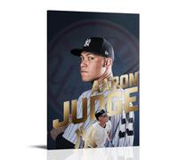 DXLFHG Aaron Judge - Póster moderno impermeable para decoración de pared, decoración única para el hogar, gran recuerdo para aniversarios y cumpleaños, estilo marco, 60 x 90 cm