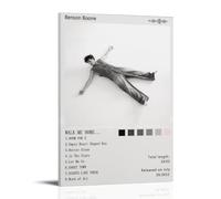 DXLFHG Benson Boone Walk Me Home - Póster moderno impermeable para decoración de pared, decoración única para el hogar, gran recuerdo para aniversarios y cumpleaños, estilo marco, 50 x 75 cm