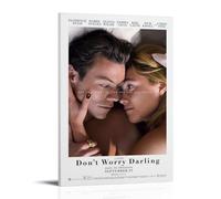 DXLFHG Póster de Don't Worry Darling, moderno, impermeable, decoración de pared, decoración única para el hogar, gran recuerdo para aniversarios y cumpleaños, estilo marco, 20 x 30 cm