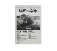 DXLFHG Póster moderno de Paulo Londra Back to The Game, impermeable, decoración única para el hogar, gran recuerdo para aniversarios y cumpleaños, estilo sin marco, 20 x 30 cm