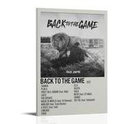 DXLFHG Póster moderno de Paulo Londra Regreso al juego, impermeable, decoración única para el hogar, gran recuerdo para aniversarios y cumpleaños, estilo marco, 60 x 90 cm