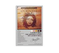 DXLFHG Póster moderno de The Miseducation of Lauryn Hill, impermeable, decoración única para el hogar, gran recuerdo para aniversarios y cumpleaños, estilo sin marco, 30 x 45 cm