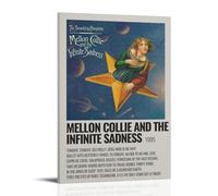 DXLFHG Póster moderno de The Smashing Pumpkins Mellon Collie y la tristeza infinita, impermeable, decoración única para el hogar, gran recuerdo para aniversarios y cumpleaños, estilo marco, 50 x 75 cm