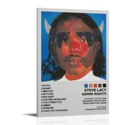 DXLFHG Steve Lacy Gemini Rights - Póster moderno impermeable para decoración de pared, decoración única para el hogar, gran recuerdo para aniversarios y cumpleaños, estilo marco, 60 x 90 cm