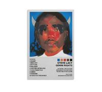 DXLFHG Steve Lacy Gemini Rights - Póster moderno impermeable para decoración de pared, decoración única para el hogar, gran recuerdo para aniversarios y cumpleaños, estilo sin marco, 30 x 45 cm