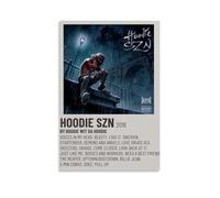 DXLFHG Sudadera con capucha Szn A Boogie Wit Da con capucha, póster moderno e impermeable, decoración única para el hogar, gran recuerdo para aniversarios y cumpleaños, estilo sin marco, 40 x 60 cm