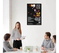 DXLFHG Wu-Tang Clan Enter The Wu-Tang - Póster moderno impermeable para decoración de pared, decoración única para el hogar, gran recuerdo para aniversarios y cumpleaños, estilo sin marco, 40 x 60 cm