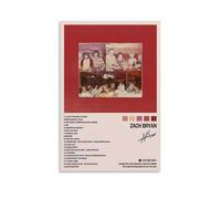 DXLFHG Zach Bryan The Great American Bar Scene - Póster moderno impermeable para decoración de pared, decoración única para el hogar, gran recuerdo para aniversarios y cumpleaños, estilo sin marco, 40