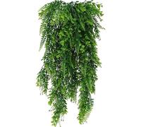 DXLing 2 Piezas Artificiales Plantas Colgantes Faux Colgante Boston Helechos Flores Vine Plantas de Plástico Plantas Colgantes Hiedra Falsa Planta para Interior o Exterior Balcon Puerta Valla Jardín