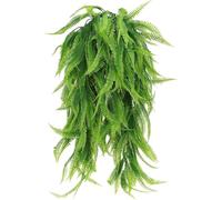DXLing 2 Piezas Falsa Plantas Artificiales Faux Colgante Boston Helechos Flores Vine Plantas de Plástico Plantas Colgantes Hiedra Artificiales para Interior o Exterior Balcon Puerta Valla Jardín